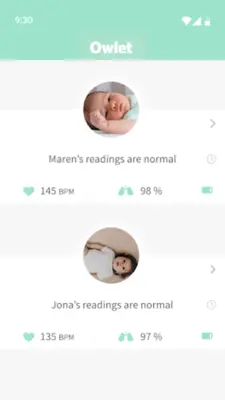 Owlet android App screenshot 1
