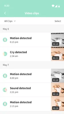 Owlet android App screenshot 5